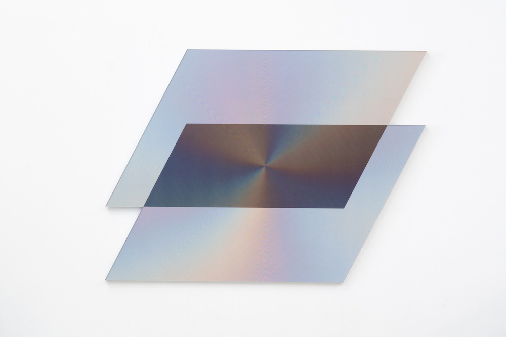 Planned Iridescence XT #2, 2020 UV paint on PMMA