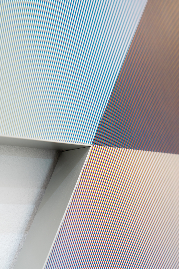 Planned Iridescence XT #2, 2020 UV paint on PMMA