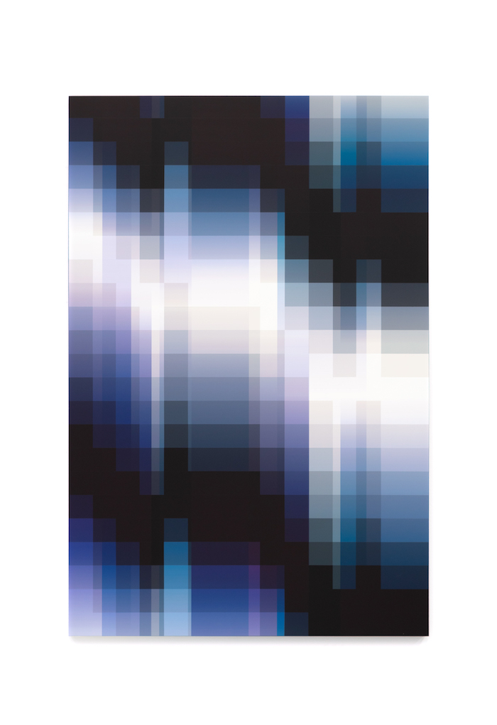 CHROMADYNAMICA #118, 2020 Enamel and UV paint on aluminum composite panel