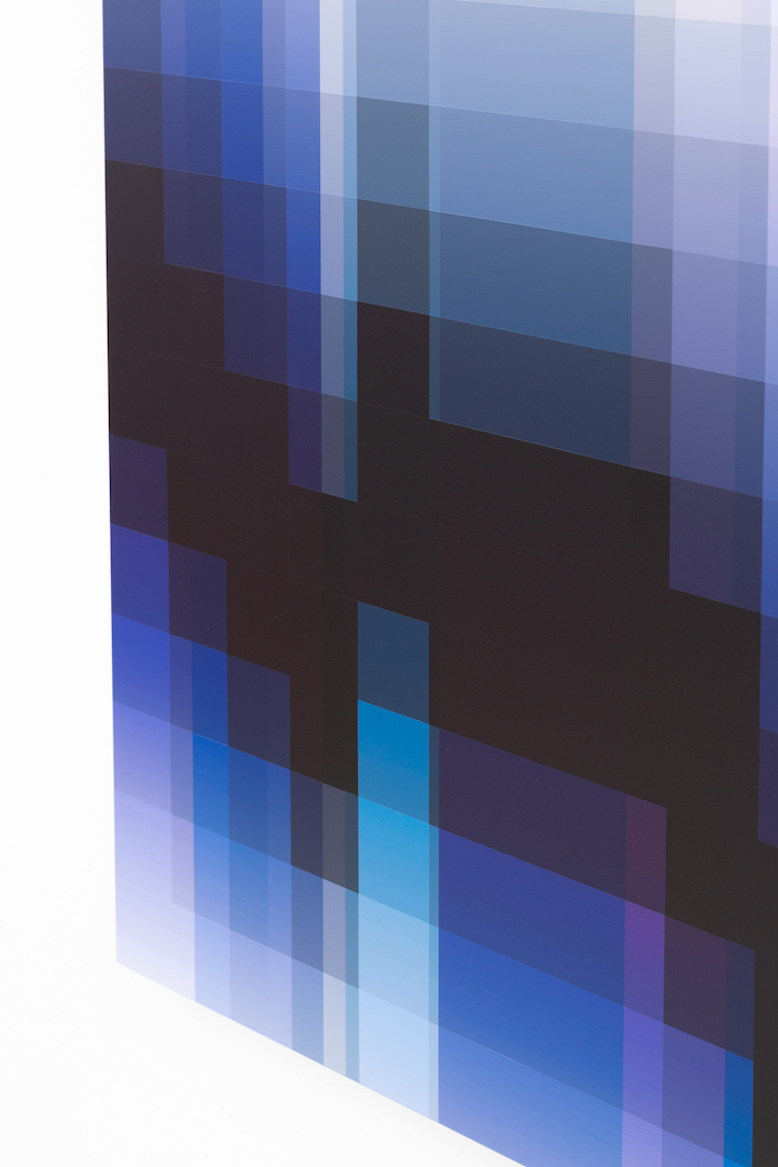 CHROMADYNAMICA #118, 2020 Enamel and UV paint on aluminum composite panel