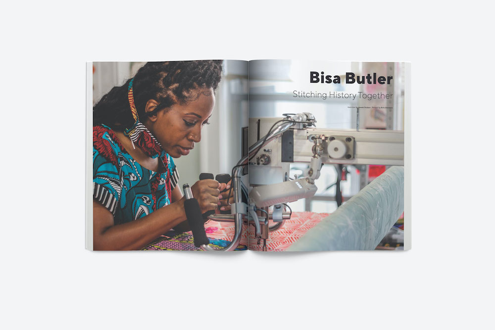 Bisa Butler // photographed by Bolu Gbadebo