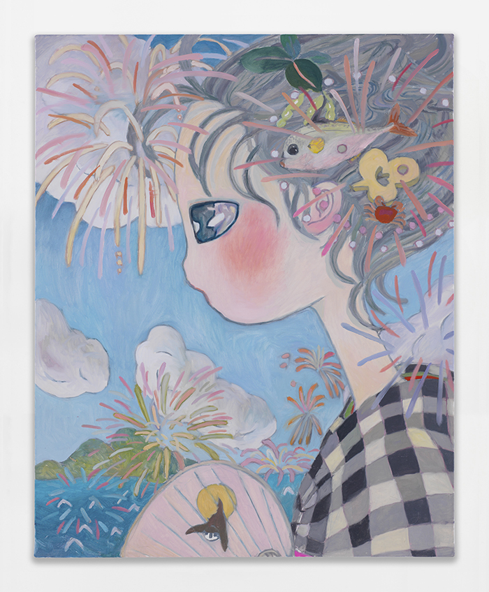 Aya Takano See you in the future, 2020 Oil on canvas 91x72.7cm All images: ©Aya Takano/Kaikai Kiki Co., Ltd. All Rights Reserved. Courtesy of Perrotin.