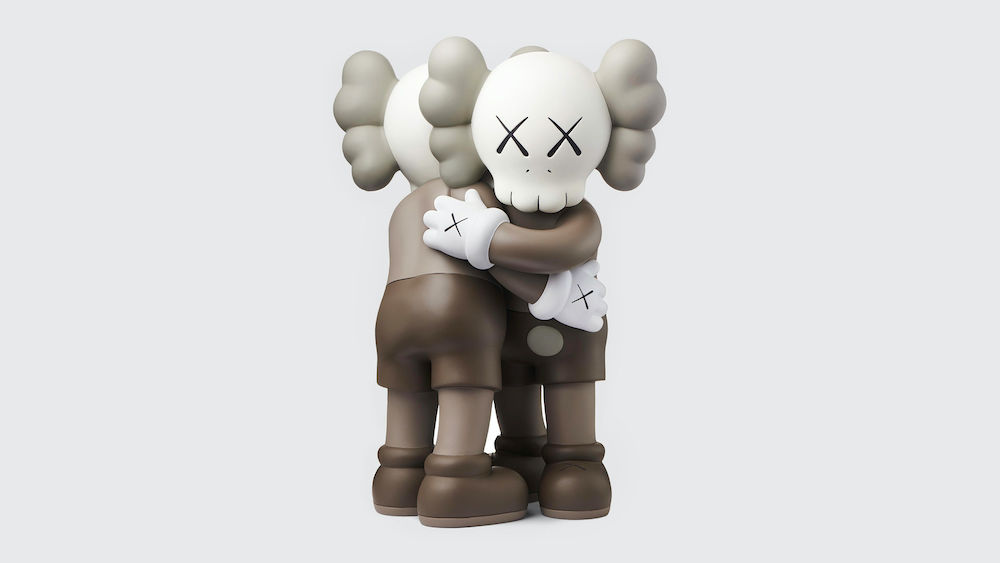 KAWS TOGETHER, 2017 Painted bronze 16 x 12 x 8 inches 40.6 x 30.5 x 20.3 cm     Edition 20 of 25, 5 AP  Signed, dated, and numbered     Courtesy the artist