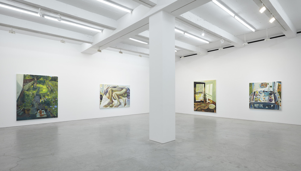 Installation images:  Louis Fratino, Morning  Sikkema Jenins & Co, New York, 2020  Photo: Jason Wyche