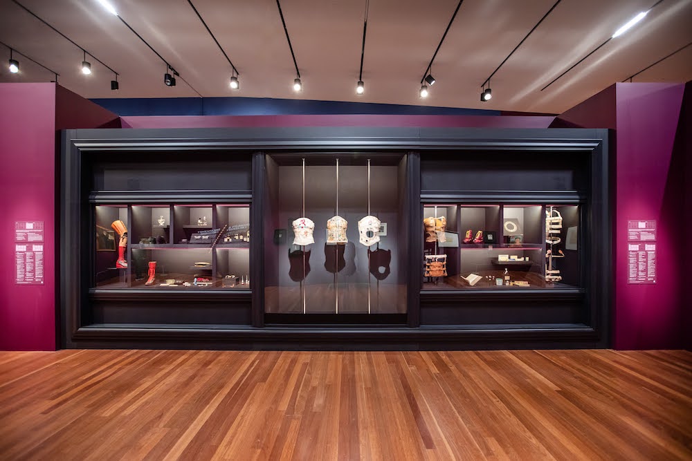 Installation Photography of "Frida Kahlo: Appearances Can Be Deceiving" at the de Young museum in San Francisco. Photography by Gary Sexton Photography courtesy of the Fine Arts Museums of San Francisco