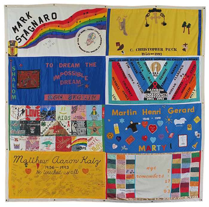 AIDS Memorial Quilt panel, NAMES Project. 12 x 12 ft.