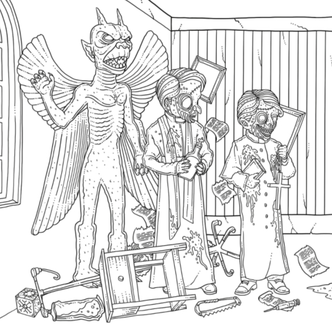 The Beauty Of Horror 4 Coloring Book / Alan Robert On Twitter This Week