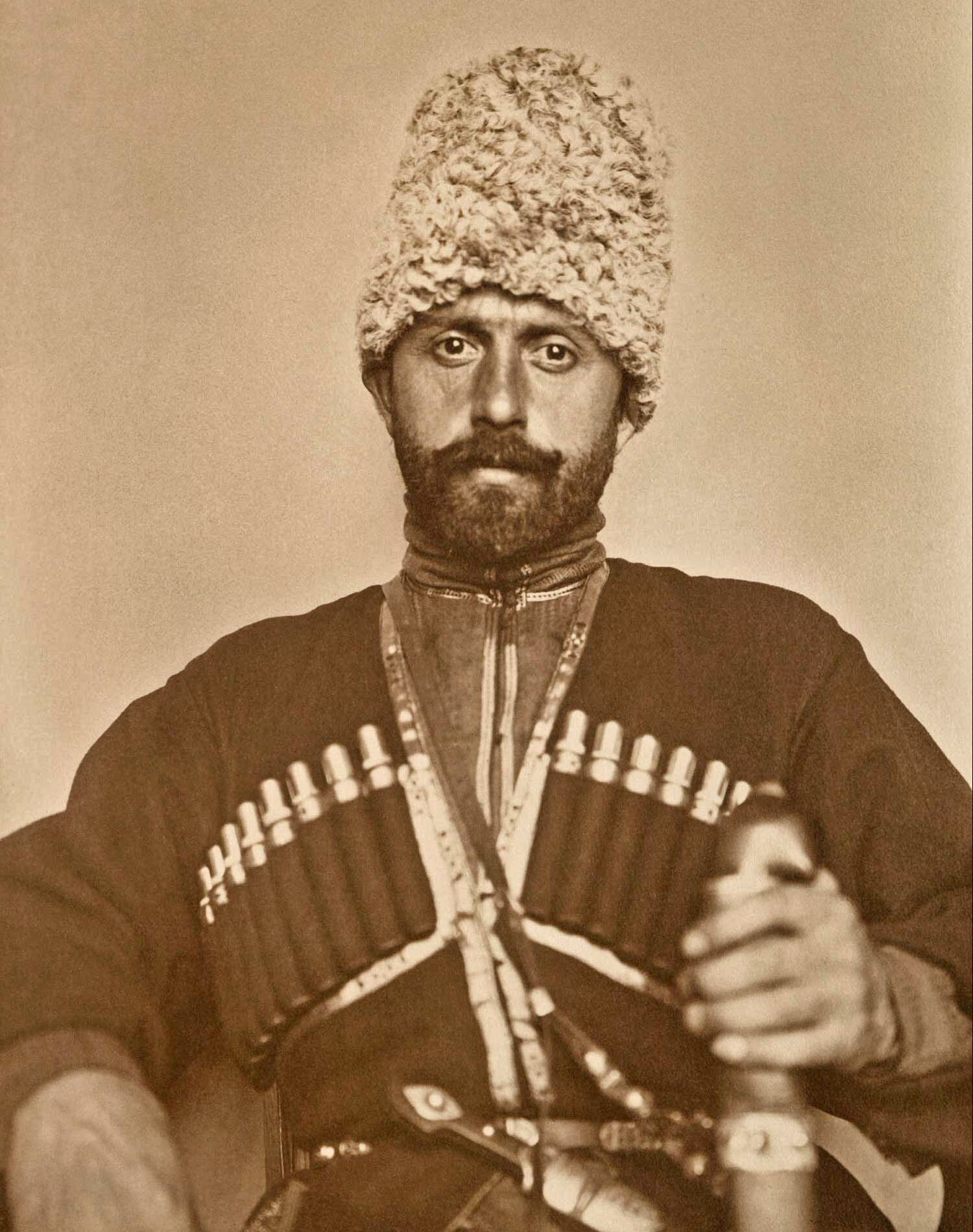 Cossack man from the steppes of Russia