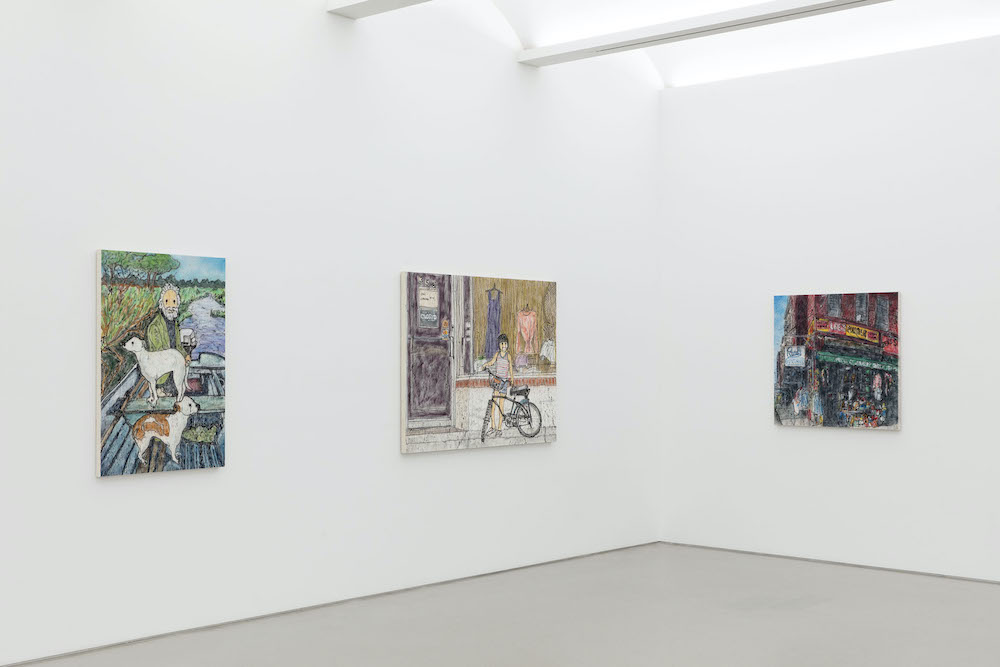 Installation View of MADSAKI: Hello Darkness, My Old Friend (I’ve come to talk with you again) at Perrotin New York, 2021. Photographer: Guillaume Ziccarelli Courtesy MADSAKI/Kaikai Kiki Co., Ltd. Courtesy Perrotin.