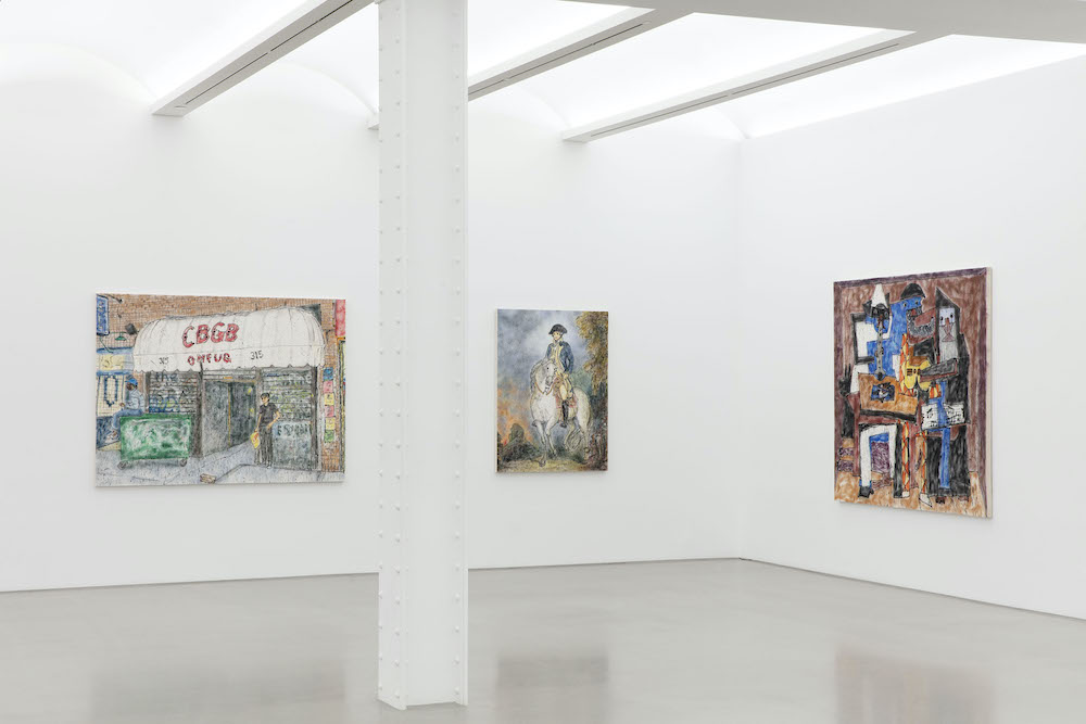 Installation View of MADSAKI: Hello Darkness, My Old Friend (I’ve come to talk with you again) at Perrotin New York, 2021. Photographer: Guillaume Ziccarelli Courtesy MADSAKI/Kaikai Kiki Co., Ltd. Courtesy Perrotin.