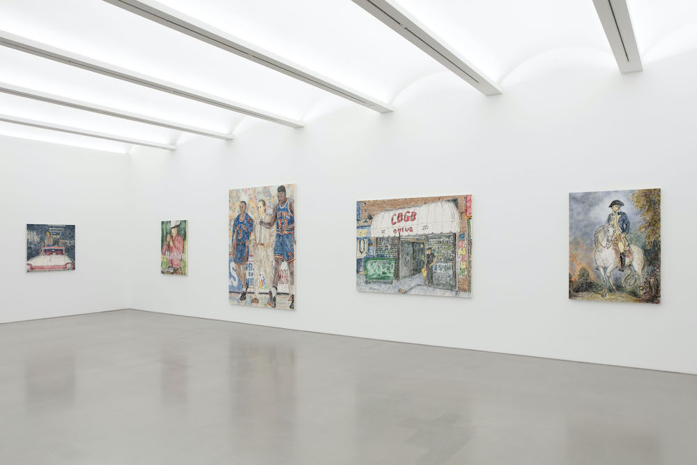 Installation View of MADSAKI: Hello Darkness, My Old Friend (I’ve come to talk with you again) at Perrotin New York, 2021. Photographer: Guillaume Ziccarelli Courtesy MADSAKI/Kaikai Kiki Co., Ltd. Courtesy Perrotin.