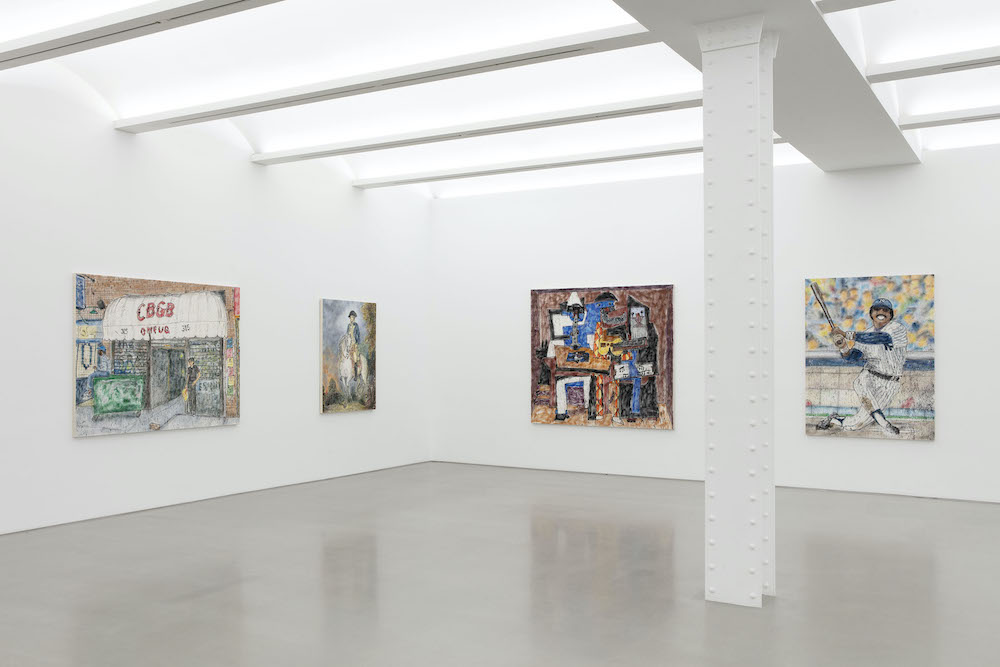 Installation View of MADSAKI: Hello Darkness, My Old Friend (I’ve come to talk with you again) at Perrotin New York, 2021. Photographer: Guillaume Ziccarelli Courtesy MADSAKI/Kaikai Kiki Co., Ltd. Courtesy Perrotin.