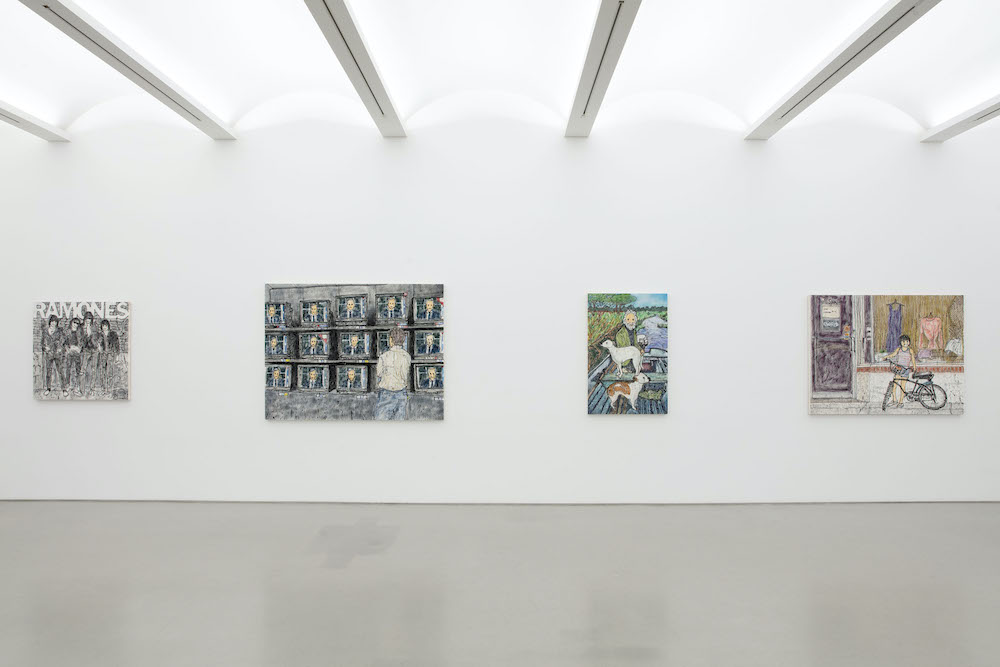 Installation View of MADSAKI: Hello Darkness, My Old Friend (I’ve come to talk with you again) at Perrotin New York, 2021. Photographer: Guillaume Ziccarelli Courtesy MADSAKI/Kaikai Kiki Co., Ltd. Courtesy Perrotin.