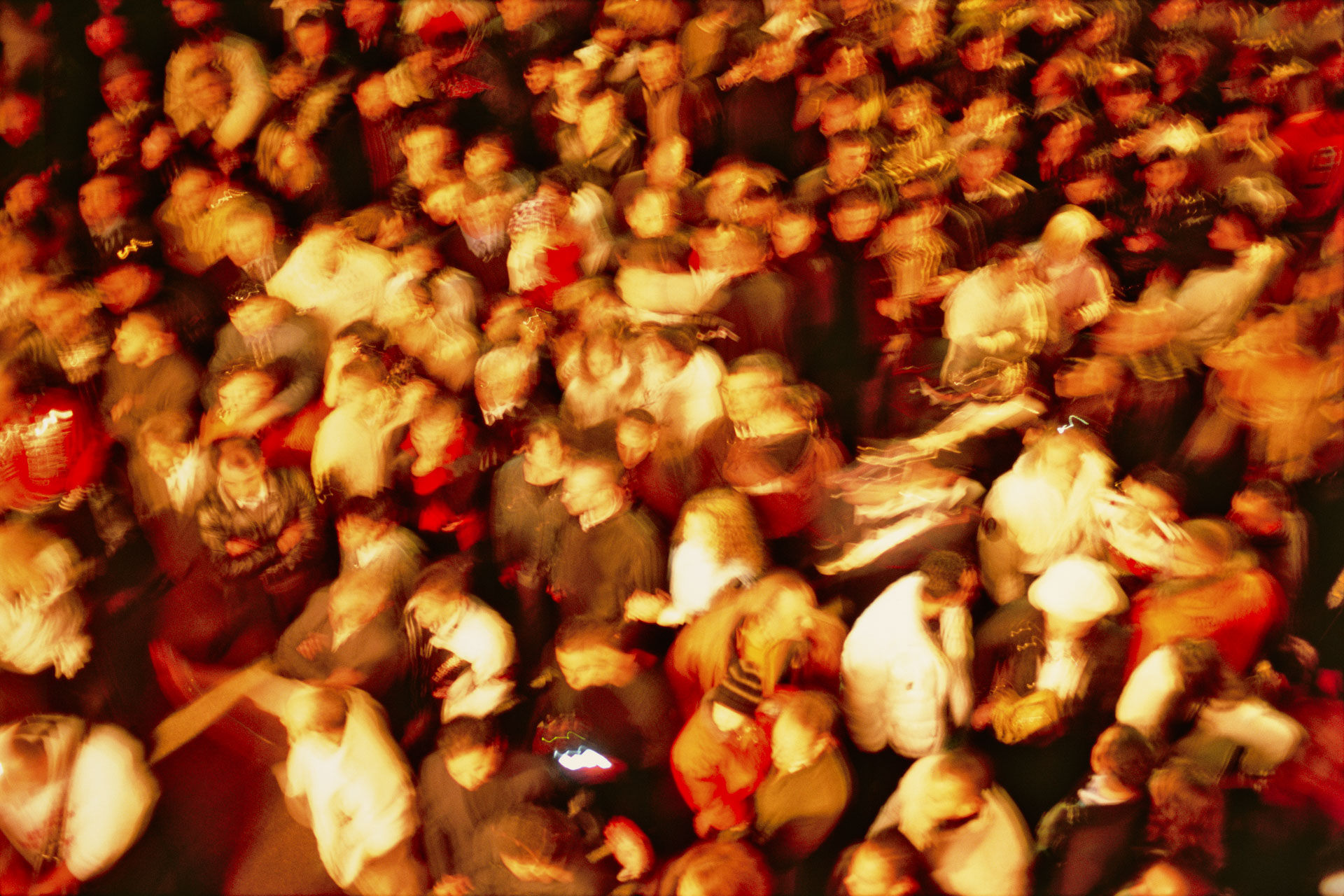 The crowd, Paternò, 2004. Courtesy of the artist and Marian Goodman Gallery. © Nan Goldin