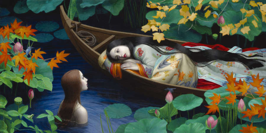 Oil painting by Chie Yoshii