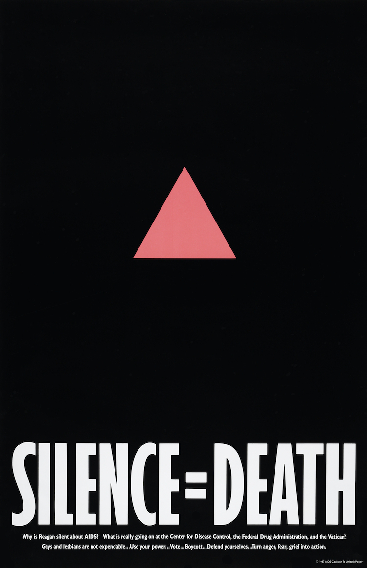 Silence = Death Project, Silence = Death, 1987 Courtesy the artists