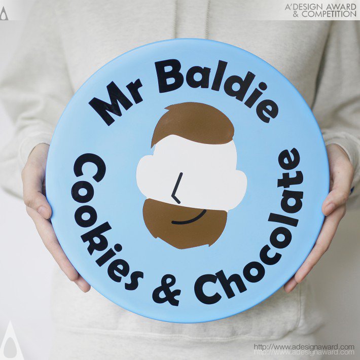 Mr Baldie Cookie Packaging by Mutian Yu