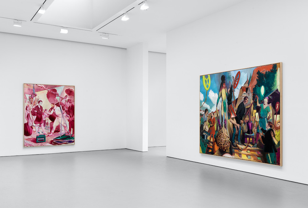 Installation view, The Signpost, David Zwirner, New York, November 4–December 18, 2021. Courtesy David Zwirner.