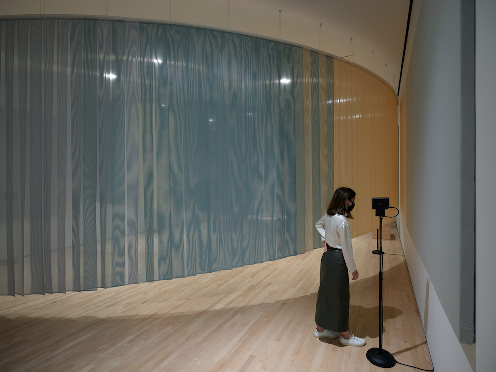 Wu Tsang, New Work: Wu Tsang Presents Moved by the Motion, 2021 (installation view); SFMOMA; photo: Katherine Du Tiel