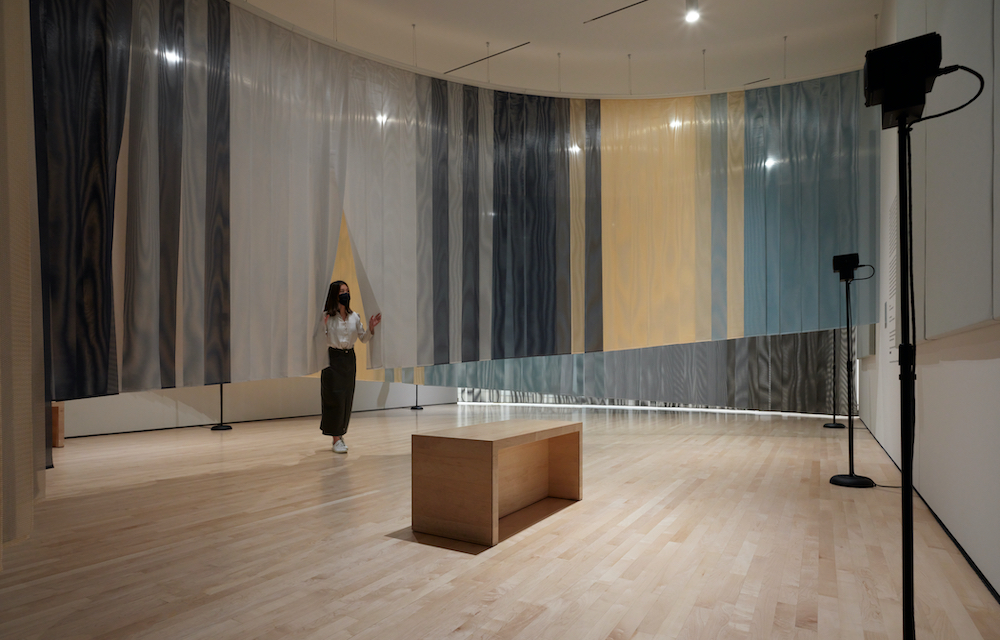 Wu Tsang, New Work: Wu Tsang Presents Moved by the Motion, 2021 (installation view); SFMOMA; photo: Katherine Du Tiel