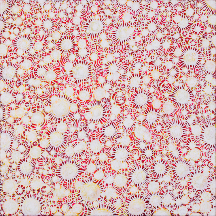 Sally Webster Shine, 2021 Oil on canvas 18 x 18 inches