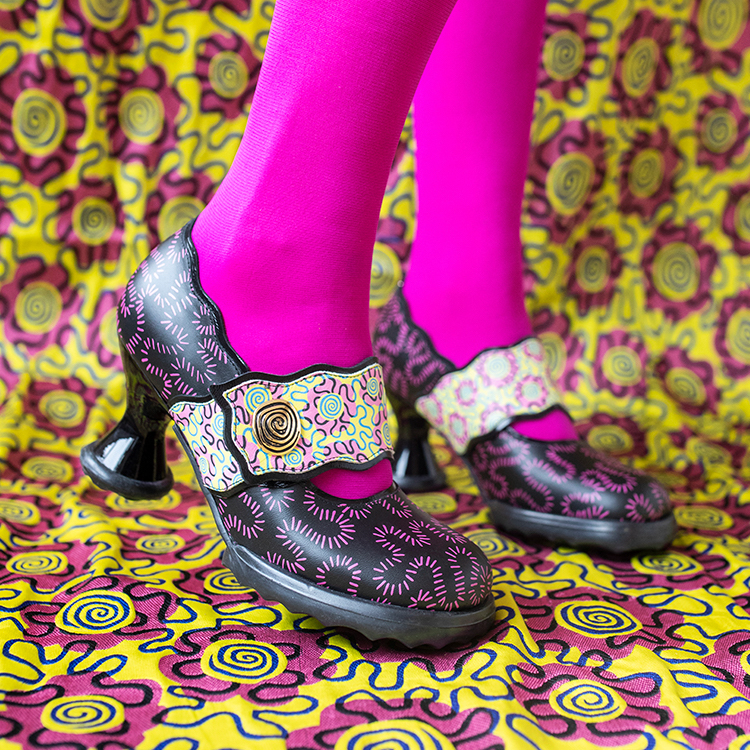 Zandra Rhodes x Fluevog