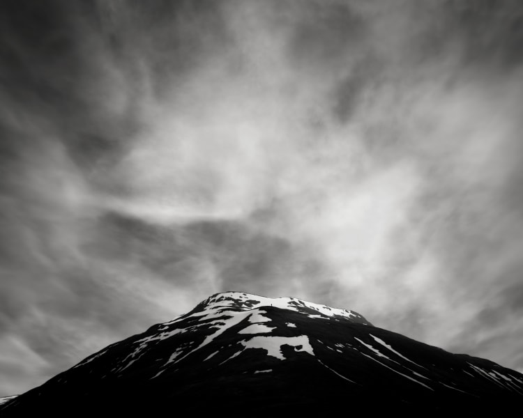 Jeffrey Conley, Figure and Mountain, Iceland, 2017