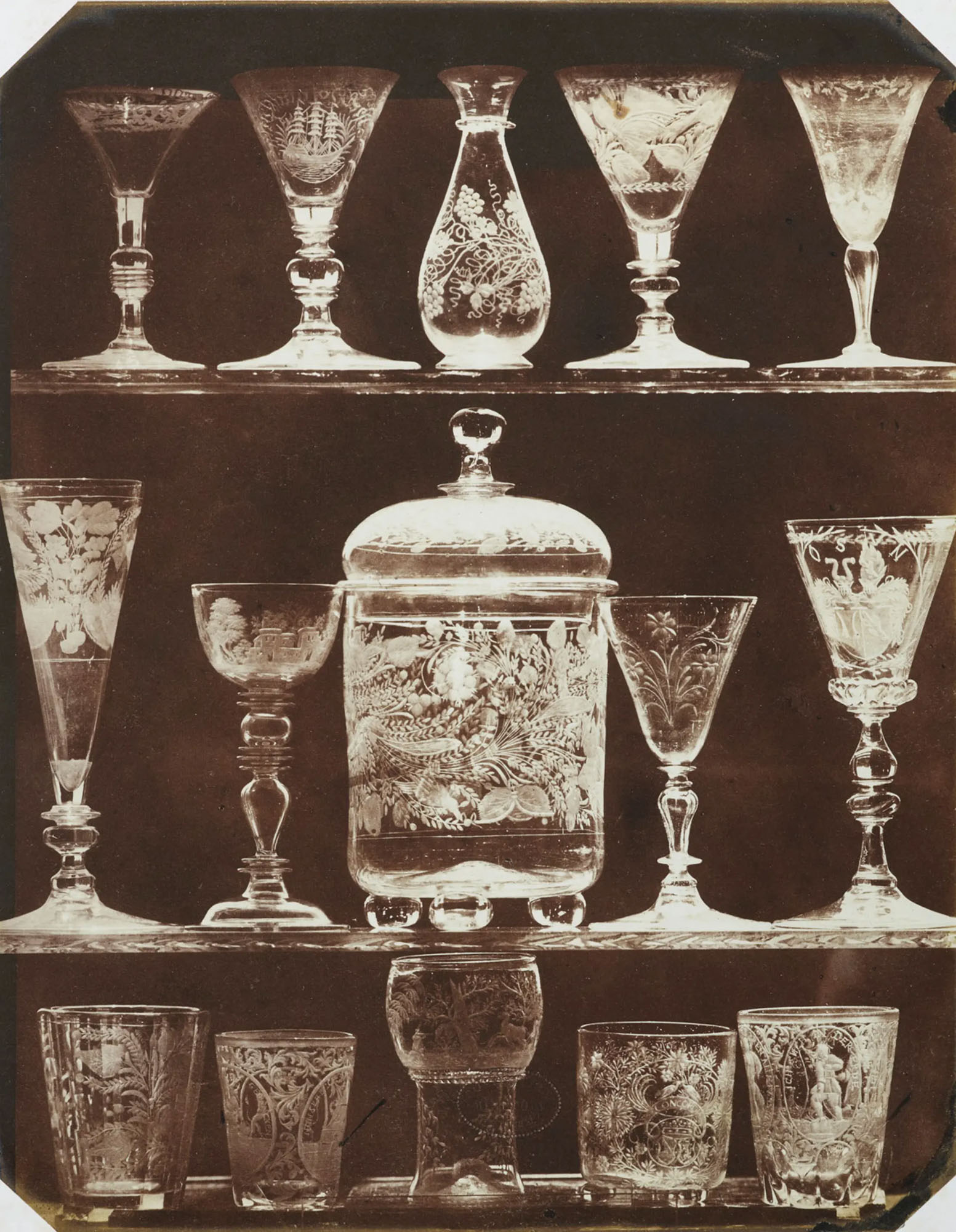Johann Ludwig Belitski: Untitled (Glassware) 1854