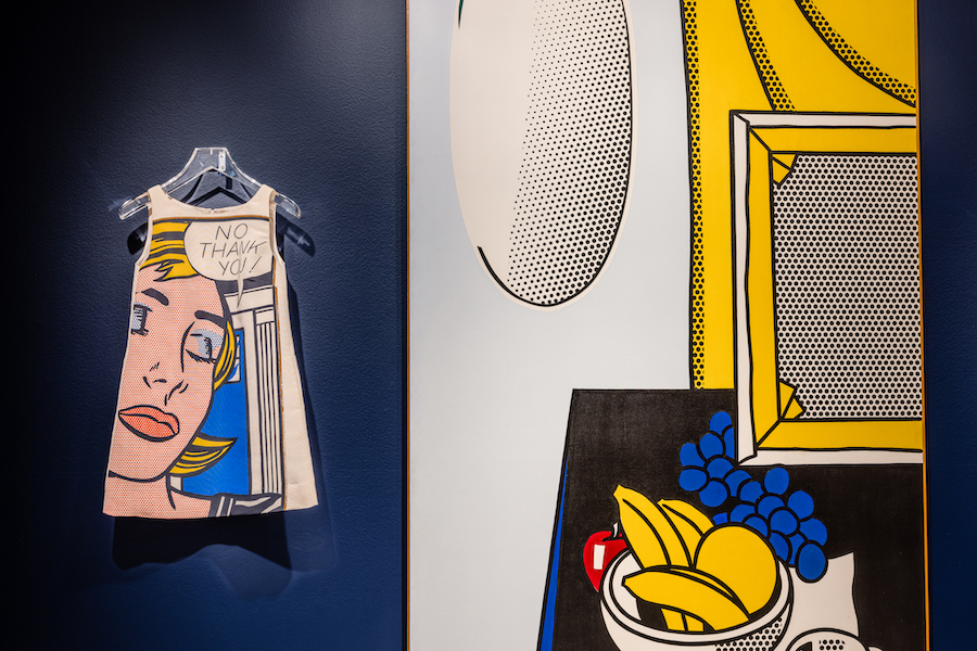 Lisa Perry, Roy Lichtenstein “No Thank You” Dress, 2011 Cotton twill shift dress Lent by the designer