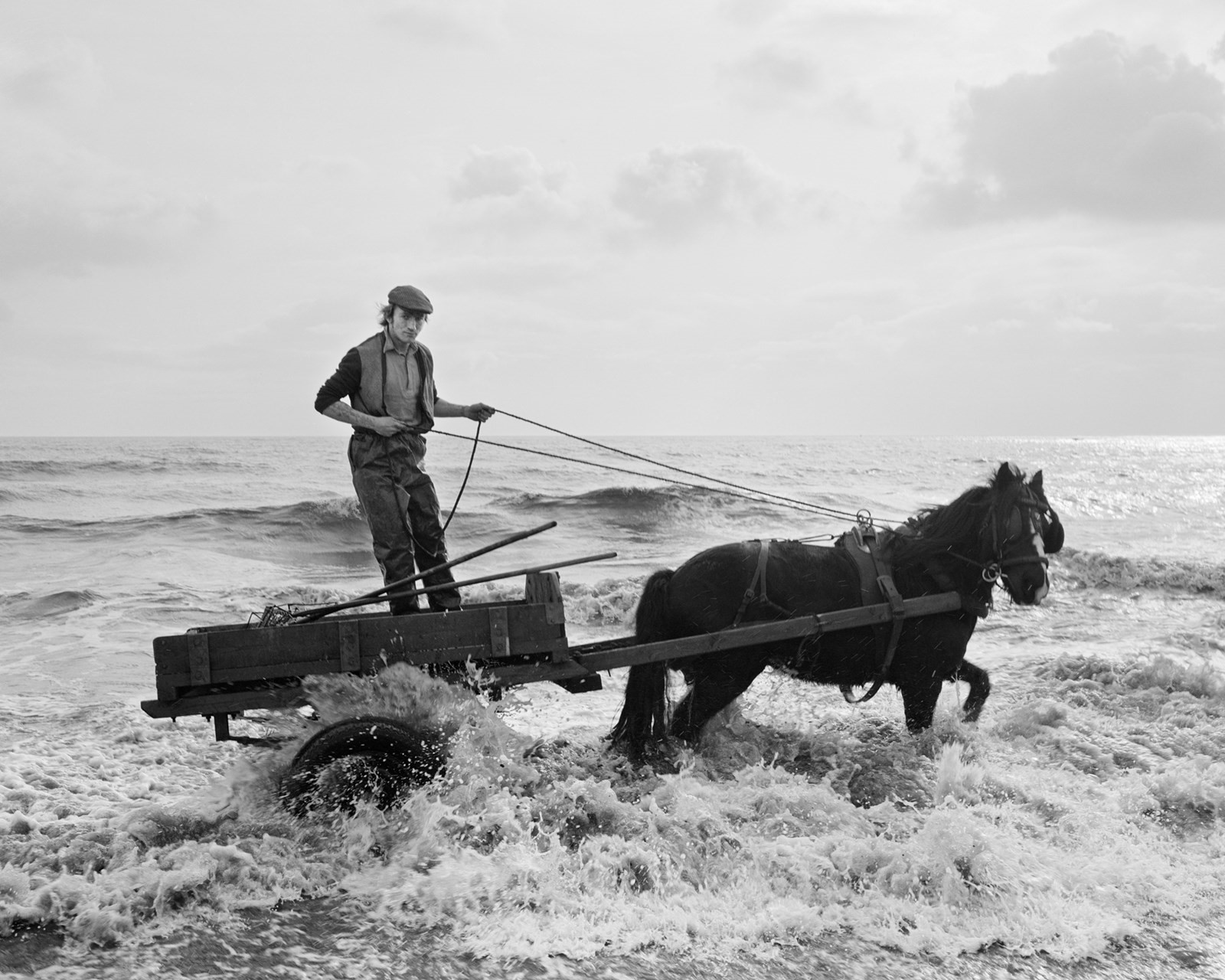 Chris Killip, “Gordon in the water”, Seacoal Beach, Lynemouth (1983) © Chris Killip Photography Trust/Magnum Photos