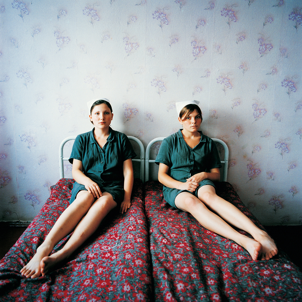 Lena and Katya, Juvenile Prison © Michal Chelbin