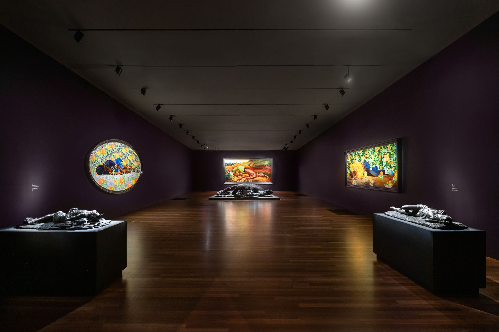 Installation view of 