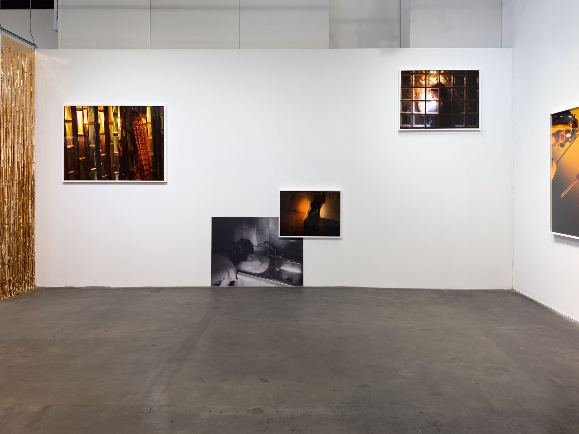 Installation view of "Break in Case of Emergency" at Rose Gallery