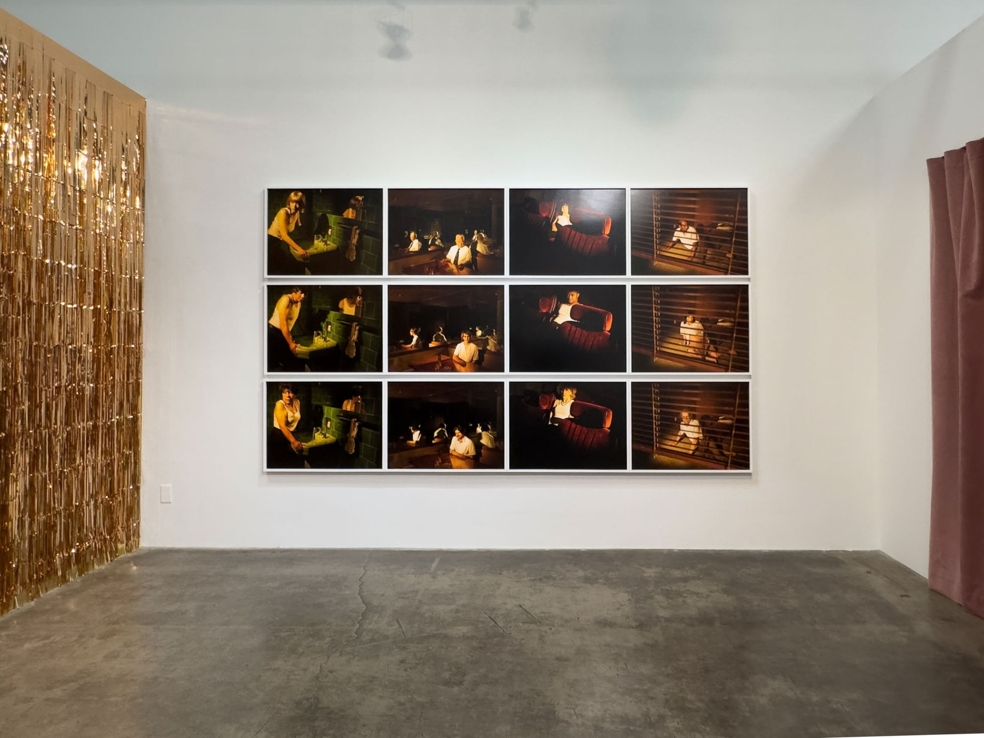 Installation view of "Break in Case of Emergency" at Rose Gallery