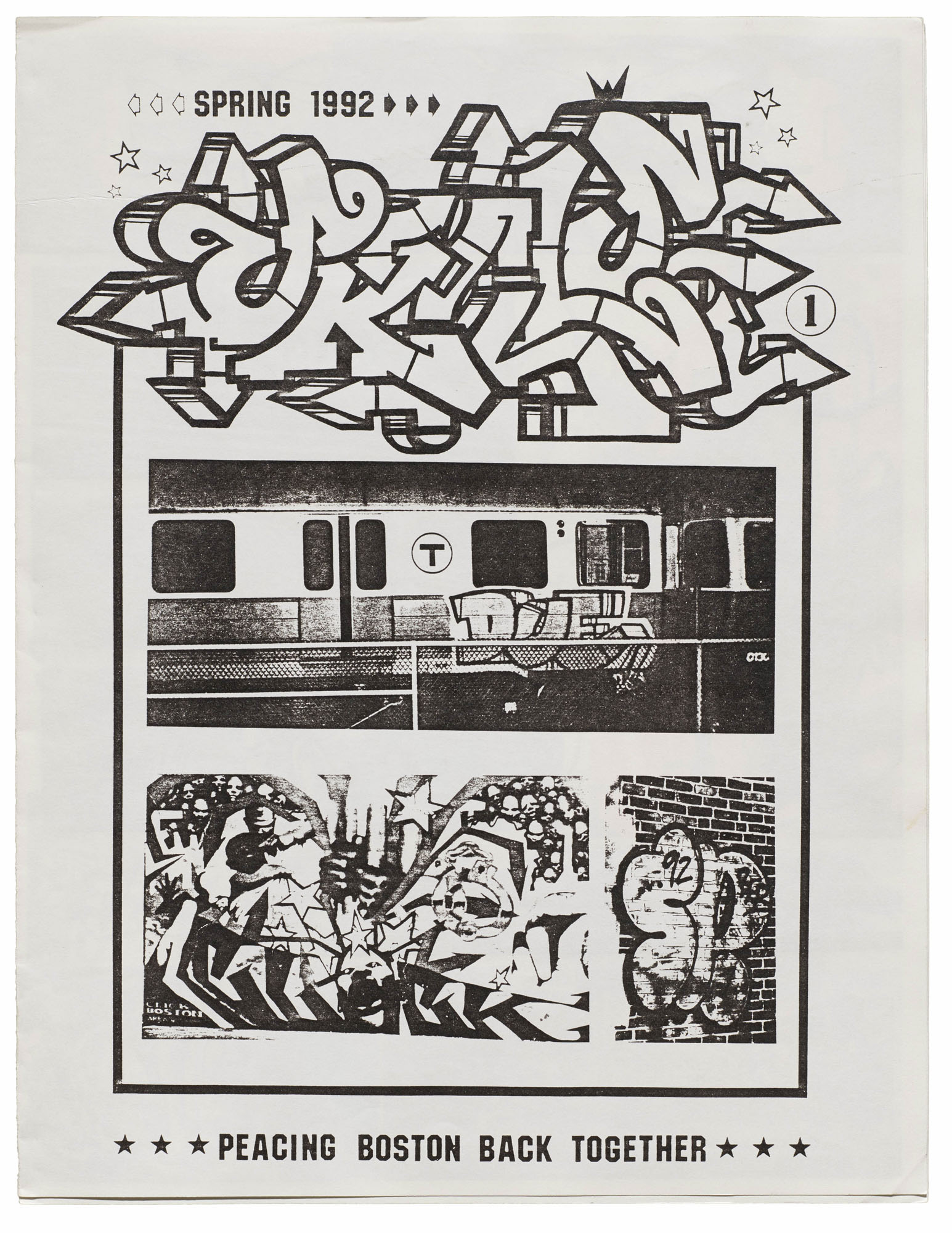 Sp.One / Greg Lamarche, Skills, issue 1, 1992, photocopy, Boston