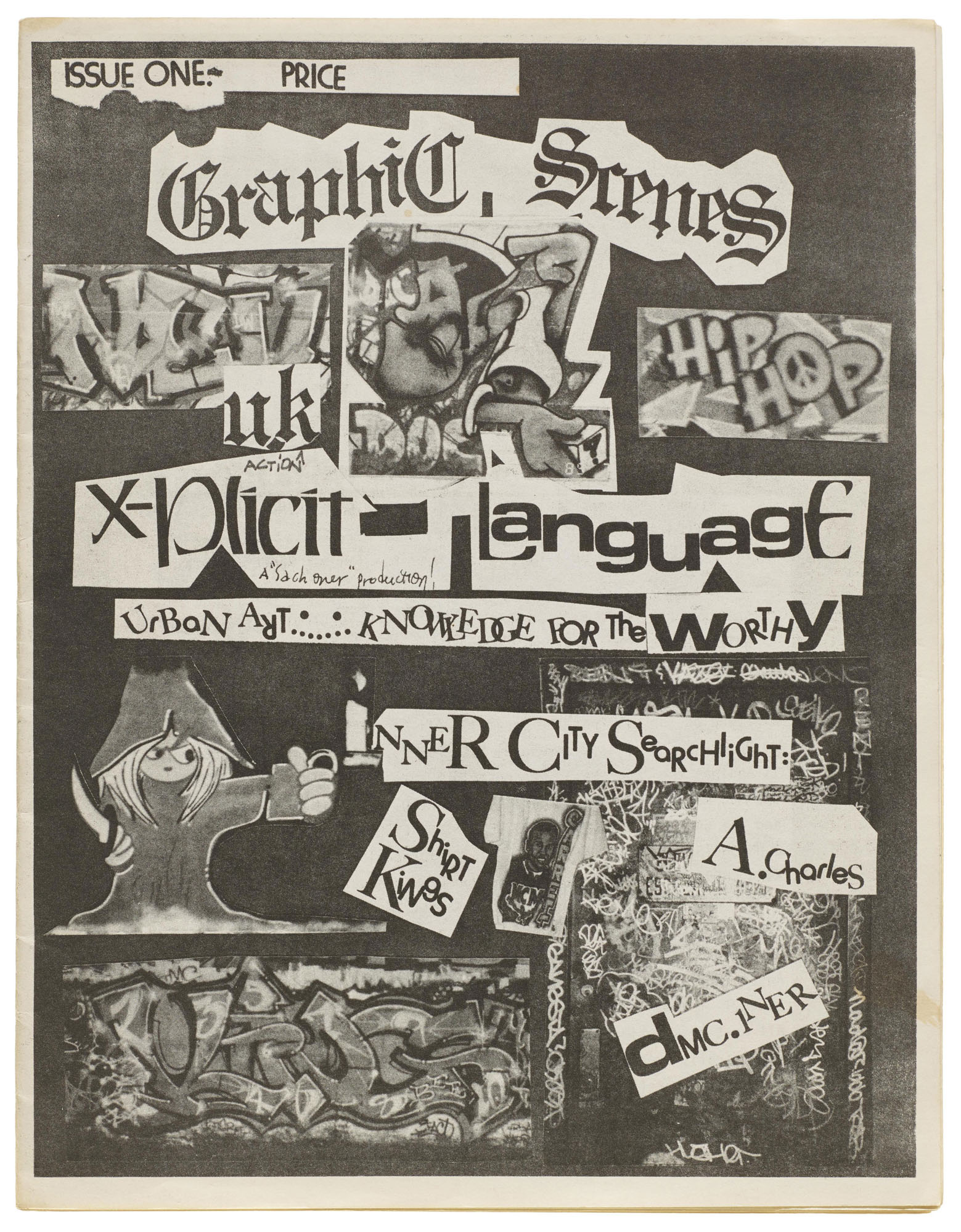 Sacha Jenkins, Graphic Scenes & X-plicit Language (G.S.E.L.), volume 1, issue 1, 1989, New York