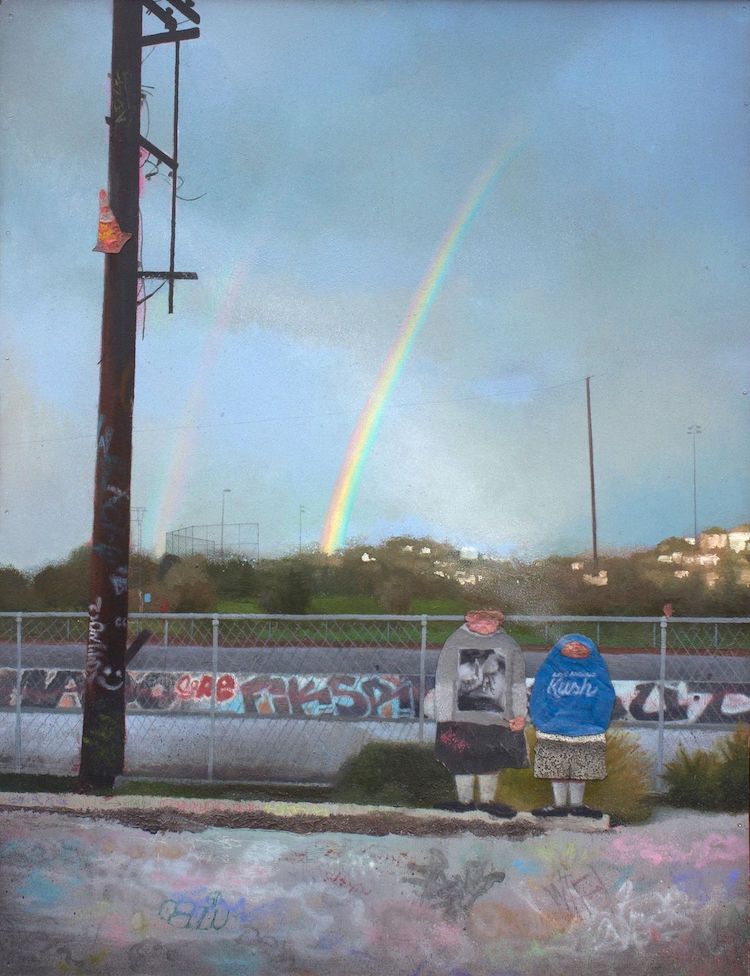 Michael Alvarez, 2 Foos and a Double Rainbow, 2019