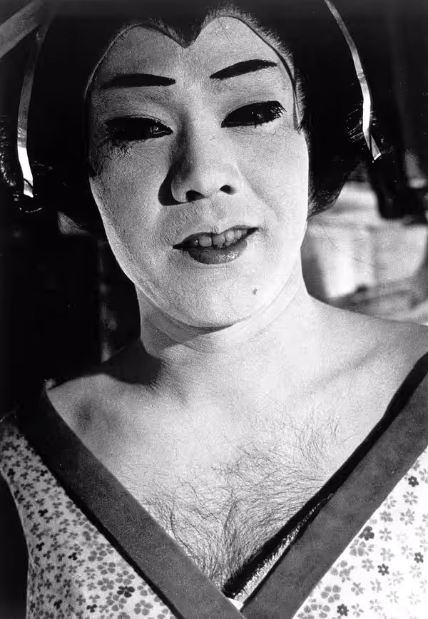 Male actor playing a woman, Tokyo, 1966. Photograph: © Daido Moriyama/Daido Moriyama Photo Foundation