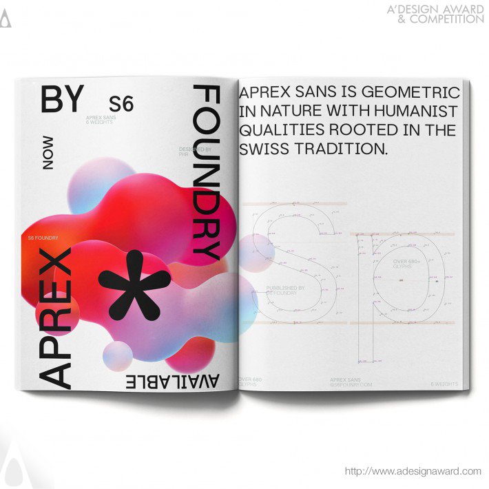 Aprex Family Typeface Specimen by Paul Robb