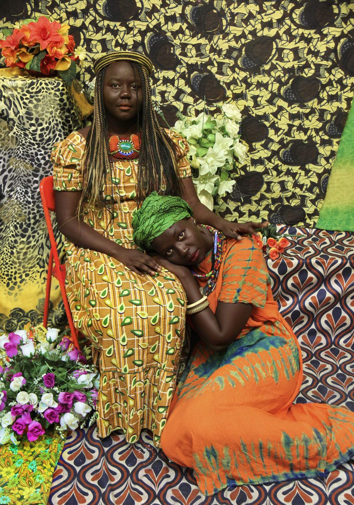 Atong Atem, Adut and Bigoa, The Studio Series, 2015 Ilford smooth pearl print; 840 × 590 mm © Atong Atem. Courtesy of MARS Gallery and Atong Atem