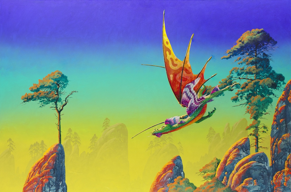 Roger Dean, "Dragon at Dawn" 