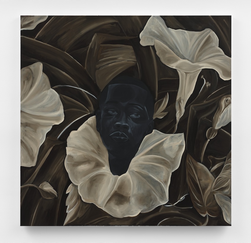 Malcolm, 2024 Acrylic on linen 60 x 60 inches 152.4 x 152.4 cm