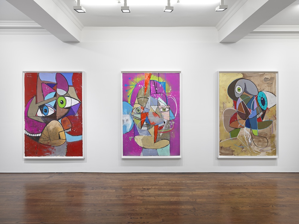 George Condo Pastels Installation view, Sprüth Magers, New York, January 29– March 1, 2025 © George Condo / ARS (Artists Rights Society), New York, 2025. Courtesy the artist and Sprüth Magers”