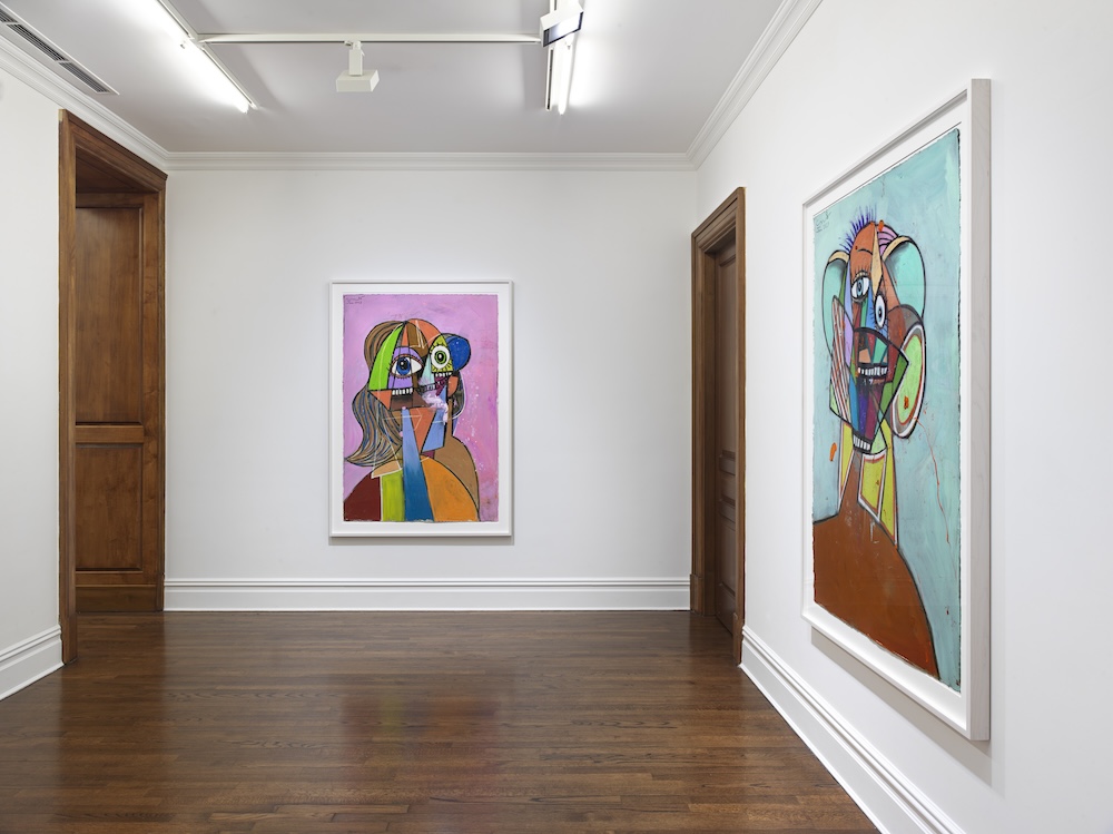 George Condo Pastels Installation view, Sprüth Magers, New York, January 29– March 1, 2025 © George Condo / ARS (Artists Rights Society), New York, 2025. Courtesy the artist and Sprüth Magers”