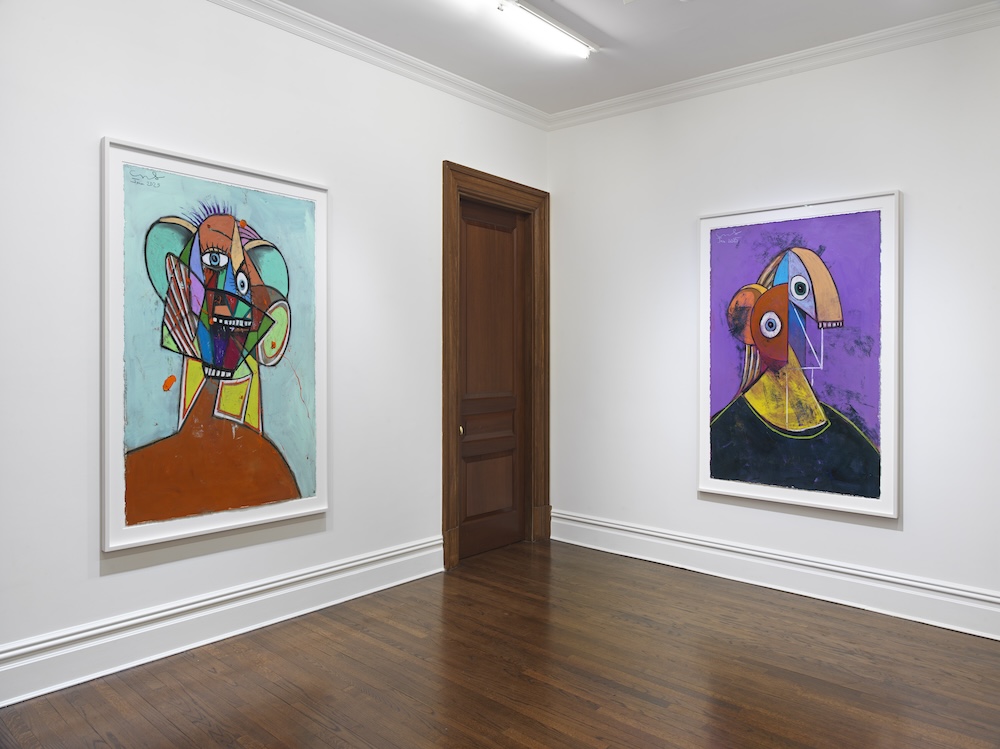 George Condo Pastels Installation view, Sprüth Magers, New York, January 29– March 1, 2025 © George Condo / ARS (Artists Rights Society), New York, 2025. Courtesy the artist and Sprüth Magers”