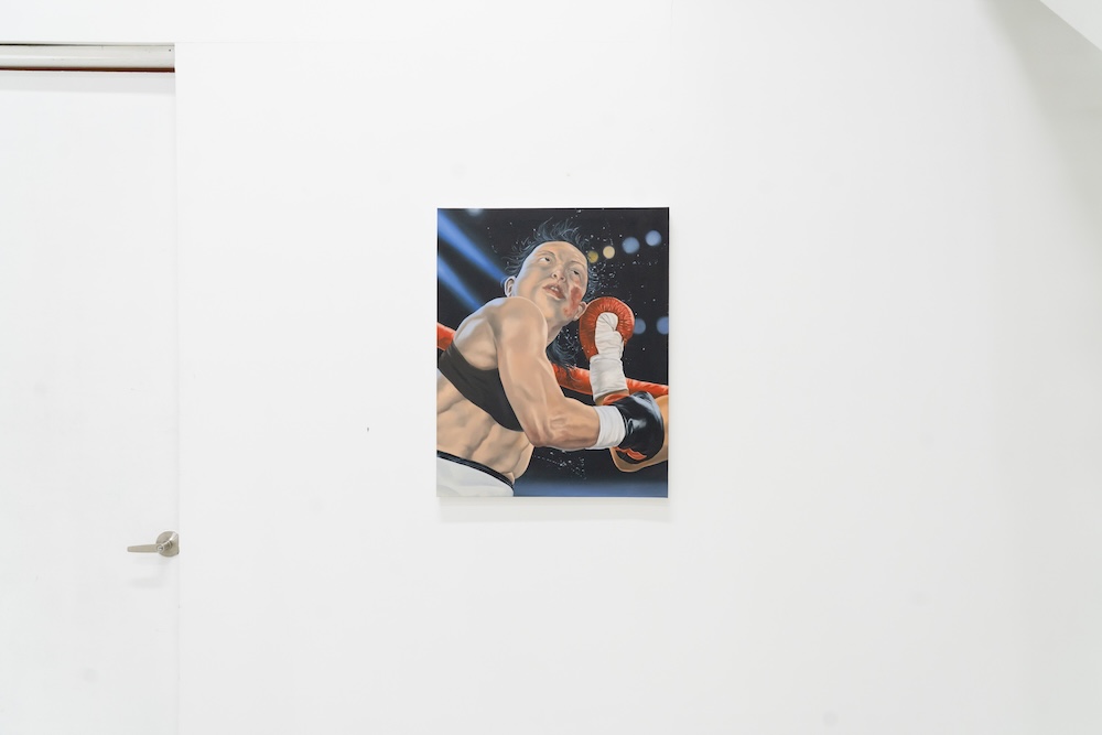 Knockout I, 2024 Oil on canvas 24 x 30 in // all photos are courtesy the artist and Micki Meng