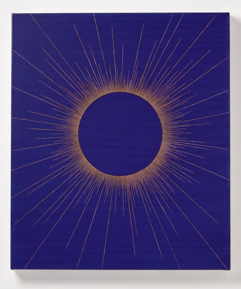 Untitled (Corona #4), 2021 acrylic on canvas 27 x 23 ins. 68.6 x 58.4 cm