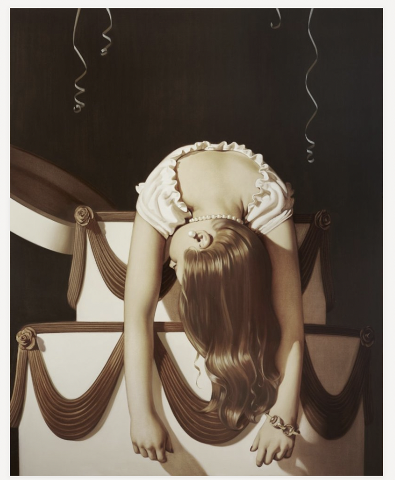Feted 2020 Oil on canvas, 152,4 x 121,9 cm Rick Salomon Collection © Anna Weyant