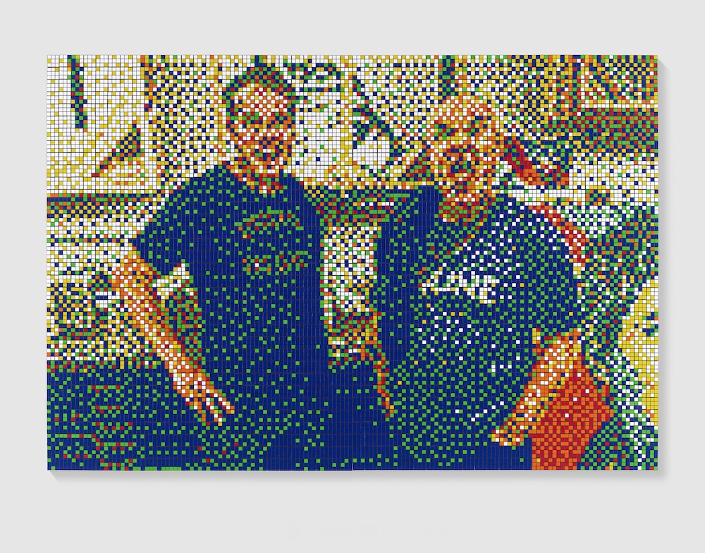 Photograph courtesy of Invader // Artworks © Shepard Fairey, Damien Hirst, Invader