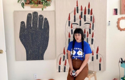 Juxtapoz x If You Were Here Now x Liz Hernandez Print for Border Kindness